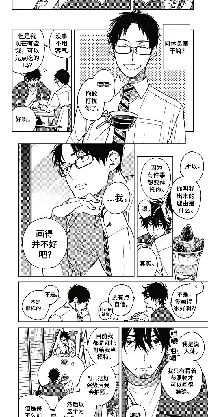 第2话：第2章：漫画模特预览分镜